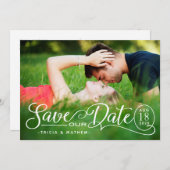 救日結婚付 |スクエレガントリプト 招待状 (正面/裏面)