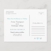 救日結婚結婚 案内ポストカード (裏面)