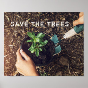 救木の植樹 ポスター