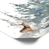 救木水彩林 ポスター (角)