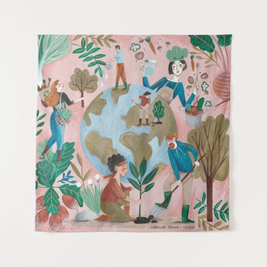 救木 タペストリー (正面)