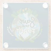 救林 ガラスコースター (裏面)