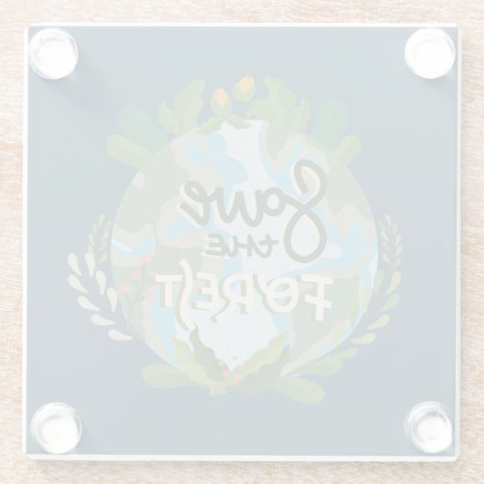 救林 ガラスコースター (裏面)