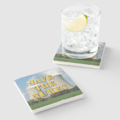 救核 ストーンコースター (横)