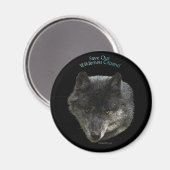 救民よ！ワイルドウルフマグネット マグネット (正面/裏面)