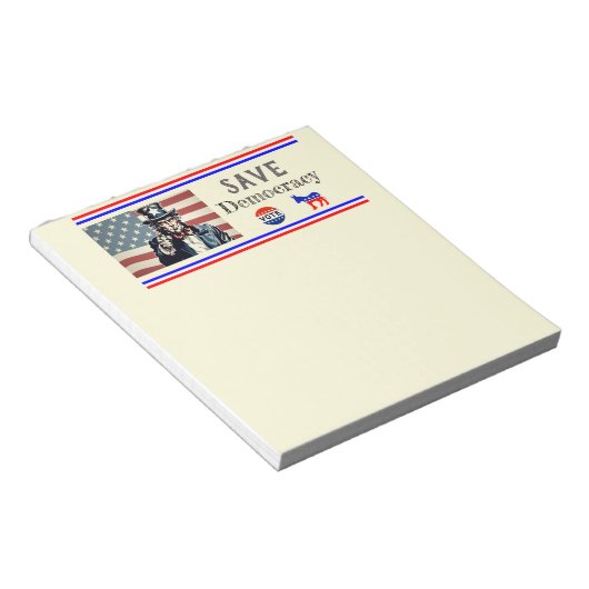 救民主主義メモ帳 ノートパッド (アングル)
