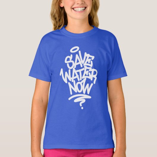 救水を今すぐ Tシャツ (正面)