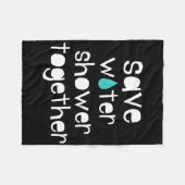 救水地球Our惑星Love Mother E フリースブランケット (正面(横))