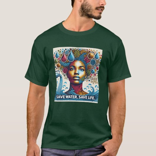 救水救Life – 保存用Tシャツ Tシャツ (正面)
