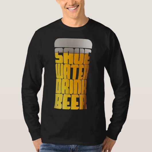 救水飲料ビールパーティー Tシャツ (正面)