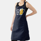 救水飲料ビール引用文水おもしろい色 エプロン (インサイチュ)