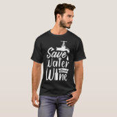 救水飲料ワイン4 Tシャツ (正面フル)