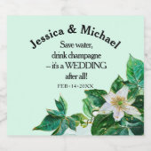 💍救水...パシフローラセレニティ スパークリングワインラベル (シングルラベル)