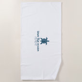 救海だ。ビーチタオル ビーチタオル (正面)