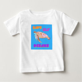 救海の亀 ベビーTシャツ