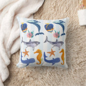 救海 |海洋動物の子供 クッション (ブランケット)