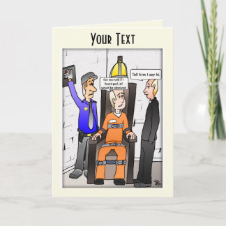 救淡い色のYellow Fold Greeting Card カード