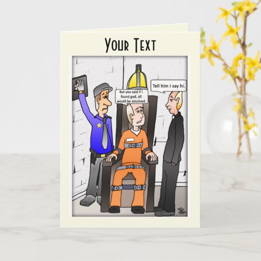 救淡い色のYellow Fold Greeting Card カード (黄色い花)