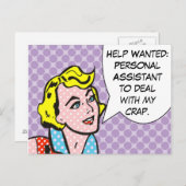 救済おもしろい希望の漫画はがき ポストカード (正面/裏面)