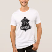 救済されたキリストの十字架 トライブレンドＴシャツ (正面)