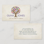 救済の手の木 – 水の色葉Business Ca 名刺 (正面/裏面)