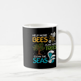 救済より多くのミツバチが海を浄化する木 コーヒーマグカップ