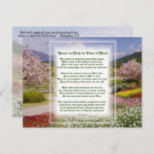 救済キリスト教詩 シーズンポストカード (正面/裏面)