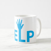 救済タイポグラフィマグカップ コーヒーマグカップ (正面右)