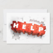 救済パズル招待状 招待状 (正面)