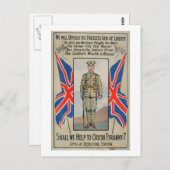 救済プロパガンダ ポストカード (正面/裏面)