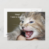 「救済マスを見たぞ！」 ポストカード (正面/裏面)