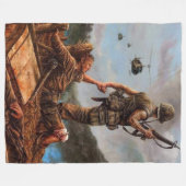 救済中だ フリースブランケット (正面(横))