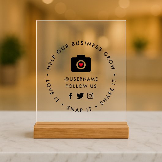 救済事業の成長 | Social Medicalフォロワー アクリルサイン