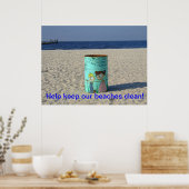 救済保のビーチをクリーン! ポスター (キッチン)