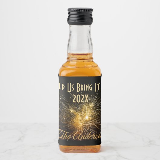 救済入れろ！ リキュールボトルラベル (正面)