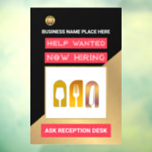 救済募集の適用ロゴのカスタム採用 ウィンドウサイン (シート3)