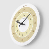 救済学の時間を教える方法 ラージ壁時計 (傾斜)