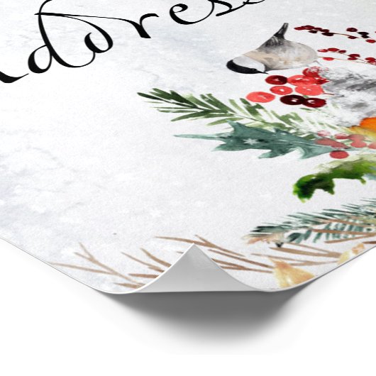 救済忙し母が封筒に入れる ポスター (角)