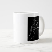 救済手 ジャンボコーヒーマグカップ (正面右)