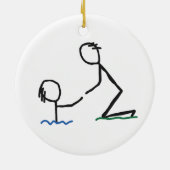 救済手 セラミックオーナメント (裏面)