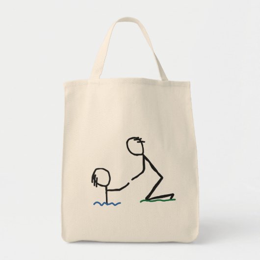 救済手 トートバッグ (正面)