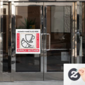 救済採用の申し込みカスタム ウィンドウサイン (オフィスドア)