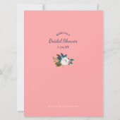 救済書嫁のブライダルシャワー試合 招待状 (裏面)