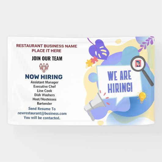 救済求人募集カスタム者 横断幕 (横)