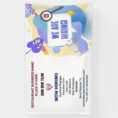 救済求人募集カスタム者 横断幕 (縦)