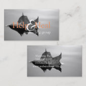 救済治療ライフコーチセラピーセラピスト 名刺 (正面/裏面)