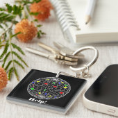 救済温暖化パーソナライズされた キーホルダー (正面右)