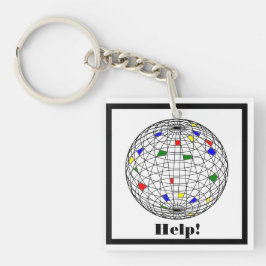 救済温暖化パーソナライズされた キーホルダー