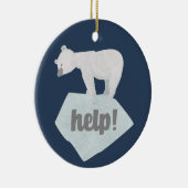 救済熊 セラミックオーナメント (右)