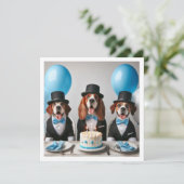 救済祝君の犬の誕生日 招待状 (スタンド正面)